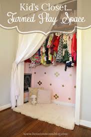 Turn walk in closet into toddler bedroom. Kid S Closet Turned Play Space
