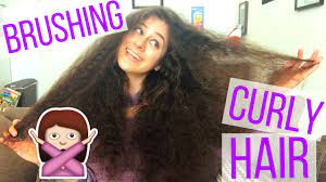 Denman has long been a favorite brand among stylists for brushing curly hair, and this particular option is universally good, suitable for all curl types. Brushing 2 1 2 Ft Of Curly Hair Youtube