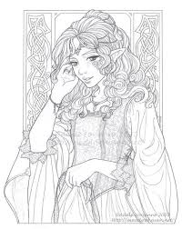 Pin By Cassi Mckenna On D D Inspiration Fairy Coloring Pages Fairy Coloring Coloring Pages