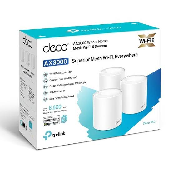 TP-LINK Deco X50 – AX3000 Whole Home Mesh Wi-Fi 6 System