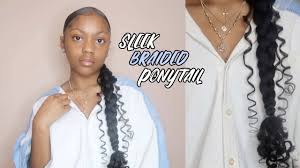 Get your hair perfectly bump free in a few simple steps. Sleek Braided Ponytail Youtube