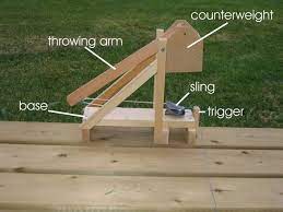 Trebuchet | Small Woodworking Projects, Catapult, Scout Woodworking Projects