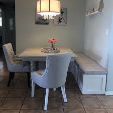 With the lacey dining bench, there's always room for two more at the table. Window Bench Shaker Storage Bench Top Opening Bench Etsy Corner Dining Table Banquette Bench Booth Seating In Kitchen