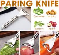 Vegetable Fruit Peeler - GUYUCOM - Ultra Sharp Stainless Steel Pleer With  Photo Eye Remover for Potato Apple Carrot and Veggies