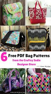 Pdf printable free bag patterns to print. 6 Free Pdf Bag Patterns From The Craftsy Indie Designer Store Easy Sewing For Beginners Bag Pattern Handbag Patterns Patchwork Bags