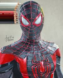 Miles morales | just the facts: Took Me 30 Hours To Draw This Spider Man Miles Morales 9gag