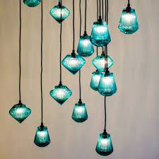 Fancy Glass Bead Pendant Light By Tom Dixon Glass Pendant Light Blown Glass Pendant Blown Glass Pendant Light
