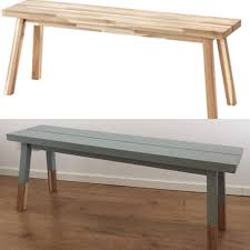 Diy Restyle Ikea Skogsta Bankje Geverfd Met Gamma Lak Nieuws Gn 120 06 Slaapkamer Bankjes Slaapkamer Bankje Hal Bankje
