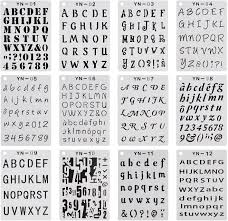 The stencil letters are lightweight and extremely versatile. Buy Yueaon 12 Pack Letter And Number Stencils Alphabet Stencil For A5 Bullet Journal Supplies Scrapbooking Painting Drawing Craft 5 7 Inch Online In Taiwan B07bbq3h8t