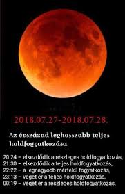 A holdfogyatkozás csillagászati jelenség, amelynek során a hold részben vagy egészen a föld árnyékába kerül. Ma Este Teljes Holdfogyatkozas Es Mars Kozelseg Csillagpont Radio Miskolc Egeszseg Es Sportradio