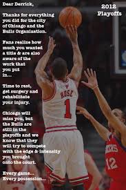Thank You Derrick Rose Derrick Went Down With A Season Ending Acl Tear Yesterday Rose Is Young And He Is A Worker If Derrick Rose Acl Tear Cruciate Ligament
