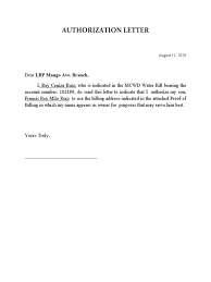 Maybe you would like to learn more about one of these? Authorization Letter For Proof O Billing