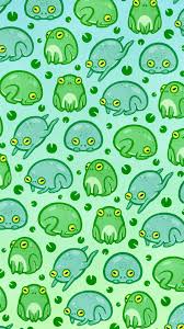 Friendly Frogs Iphone Case By Macbendigo Frog Wallpaper Frog Art Cute Patterns Wallpaper