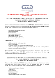 Mrt Corp On Twitter Notice Continuation Of Mrt Ssp Line Construction Activities At Taman Usahawan And Metro Prima Kepong 30 August 2018 22 February 2019 Kltu Https T Co Uvzsbezmef