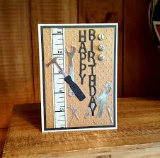 All supplies available at craft warehouse stores. Pin On Masculine Handmade Greeting Cards