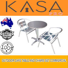Discover great deals & discounts on all contract garden furniture supplied. Outdoor Cafe Table And Chairs Set Commercial Aluminum Restaurant Furniture Clubs 7426932081338 Ebay