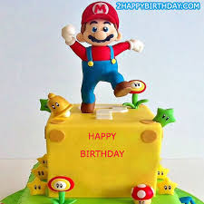 However, it is missing a few decorations. Mario Birthday Cake With Kid S Name 2happybirthday