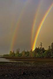 arc en ciel nature beautiful nature quadruple rainbow