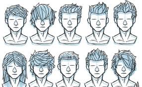 Men Hairstyle Reference Drawing Hairstyle Reference Drawing In 2020 Drawing Hair Tutorial Drawing Male Hair Drawings Pinterest