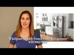 Whirlpool® 26.0 cu ft french door refrigerator wrv986fdem price tracker: Whirlpool 36 Inch French Door Refrigerator Wrv986fdem Youtube
