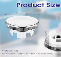 Amazon.com: Sink Overflow Cap 4 Pcs Bathroom Sink Overflow ...