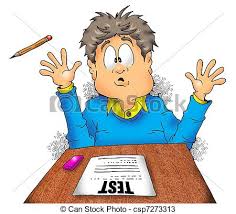 Image result for boy studying for exam cartoon