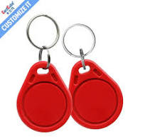 OEM/ODM RFID ABS Keyfob Proximity 13.56MHz ISO15693 Customizable Shape Size  Color for Event Access Control
