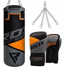 How to fill a punching bag courses. Rdx 8o 2ft 3 In 1 Punch Bag Gloves Filled Set Bag Glove Kids Punching Bag Bags