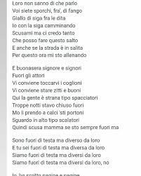 C5 b5 per questo ora mi sto allenando. Zitti E Buoni Il Testo Della Canzone Dei Maneskin Al Primo Posto A Sanremo 2021 Alessandria Today Web Media Pier Carlo Lava