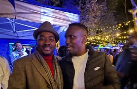 A HAPPY MOMENT…It was such a good time and happy moment to meet with the persecuted journalist Dhara ⁦@bbmhlanga⁩ at the ⁦@euinzim⁩ event in Harare last night. His passion for credible and