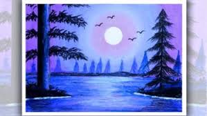 How To Draw Moonlight Scenery Bizimtube Creative Diy Ideas Crafts And Smart Tips Easy trick a beautiful purple moonlight scenery drawing oil pastel. draw moonlight scenery bizimtube