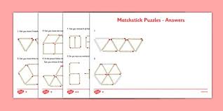 This instructable is a part of my unusual uses of matchsticks (you must check this out!). Differentiated Matchstick Activity Problem Solving Puzzle