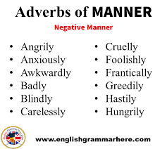 Read on to see how each one functions in a sentence! Adverbs Of Place Degree Time Manner In English English Grammar Here