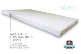 Milliard 2 Ventilated Memory Foam Portable Crib Mattress Topper 24 X38 Crib Mattress Topper Crib Mattress Portable Crib