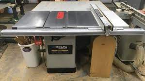 The hardest part was getting the. Delta 36 714 Cabinet Table Saw Sold