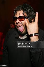 Spider and Adrian Ost of "Powerman 5000" during Korn "See You