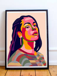 Jorja Smith Inspired Tribute Art Print A3 Poster 11 X 17 Wall Art Gifts Fan Art Music Art Marker Art Art Creative Art