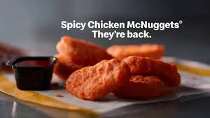 Contains soybeans, wheat, and gluten. Mcdonald S Spicy Chicken Mcnuggets Tv Commercial They Re Back Ispot Tv