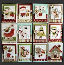 4 each of 12 designs (24) 5 x 7 sheets of matte foil card stock Gallery Christmas Cards Handmade Cricut Christmas Cards Xmas Cards