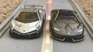 Hot Wheels Lamborghini Veneno Vs Lamborghini Centenario Street Race Jonracer3 Youtube