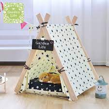 en bois vie pliable tente animal lit de chien chat lit animal domestique tente tipi animal maison diy cat tent cat house diy diy stuffed animals