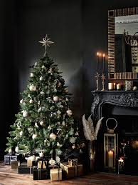 Dark Tones And Festive Interior Why Not Photos Ideas Design Christmas Tree Design Christmas Interiors Christmas Tree Inspiration