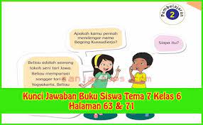 Buku penilaian (bupena) jilid 6c revisi untuk sd/mi kelas vi. Kunci Jawaban Tema 7 Kelas 6 Halaman 63 71 Buku Kurikulum Matematika Sma