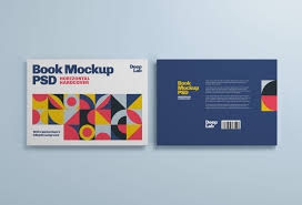 Horizontal Book Cover Mockup Set In 2020 Book Cover Mockup Book Texture Book Cover
