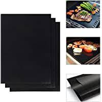 Multiware 3 X Teflon Non Stick Oven Liner Heavy Duty Bbq Grill Mat For Fan Assisted Ovens 40 X 50cm In 2020 Bbq Grill Mats Bbq Grill Bbq Roast