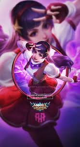 Wallpaper Phone Guinevere Athena Asamiya By Fachrifhr Mobile Legend Wallpaper Alucard Mobile Legends Couple Wallpaper