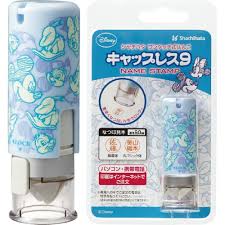 【楽天市場】ディズニー キャップレス9 シャチハタ メールオーダー式 送料無料( 印鑑 かわいい ナース キャラクター ハンコ しゃちはた スタンプ  グッズ はんこ 看護師 プレゼント 認印 ネーム印 カバー 判子 三文判 シヤチハタ ミッキー プーさん オーダー ...