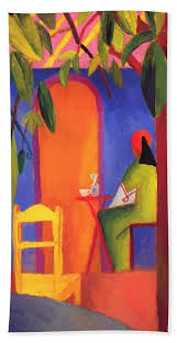New Artwork For Sale Turkish Cafe Ii Bath Towel By Macke August Https Ift Tt 2ibxlc8 August Macke Macke Turkish Cafe