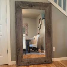 Extra Large Floor Mirror Reclaimed Wood Mirror Wood Mirror Home Decor Mirrors
