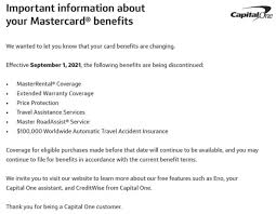 We did not find results for: Capital One Quicksilver Mastercard To Remove Various Credit Card Benefits Extended Warranty Price Protection Car Rental Insurance More Doctor Of Credit